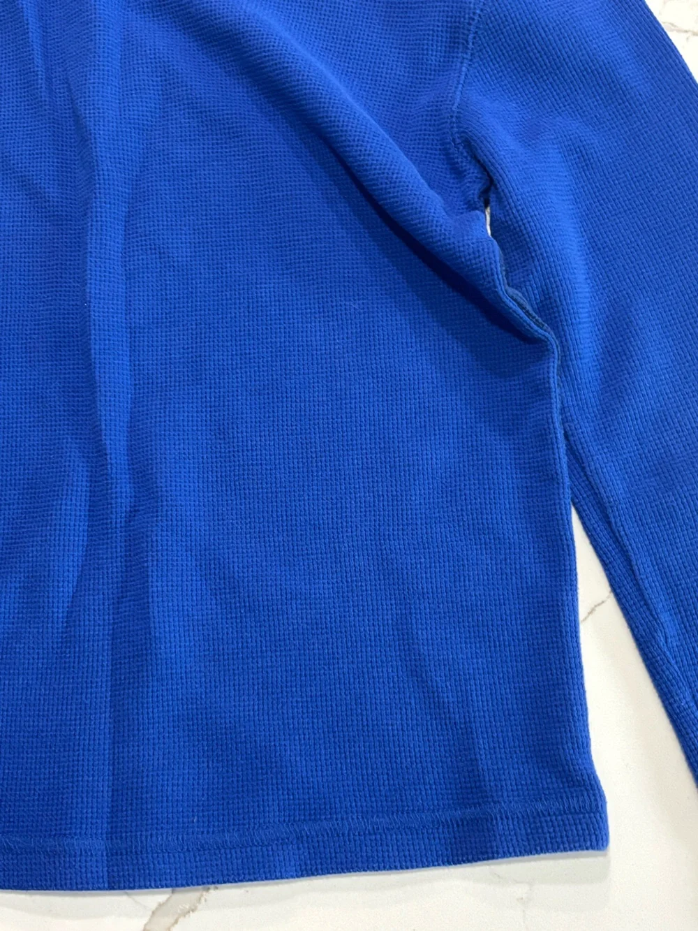 Epic Threads Boys Royal Blue Long Sleeve Thermal T Shirt Cotton blend Size Small